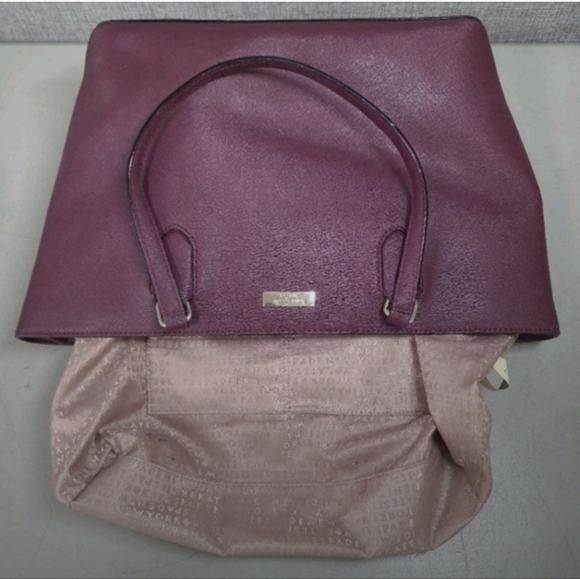 Kate Spade Deep Purple Tote Bag - Picture 5 of 9